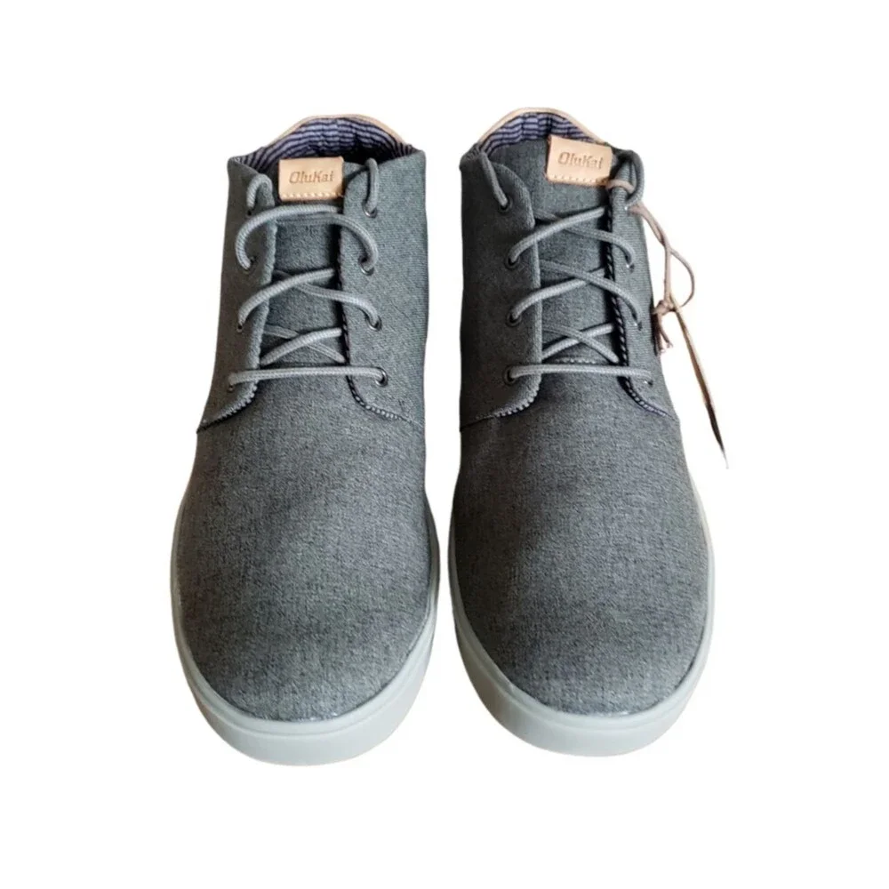 OluKai Nana Hele Wai'apo Dusty Olive Waterproof shoes Chukka Boots Size 13